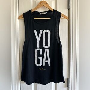 Eden Ashram Black Yoga Tank Top